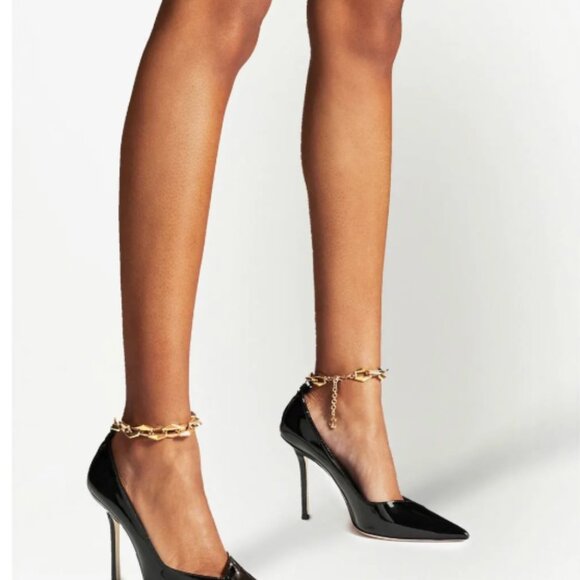 Jimmy Choo Diamond Talura 100mm pumps Size 10/41 - Picture 3 of 3